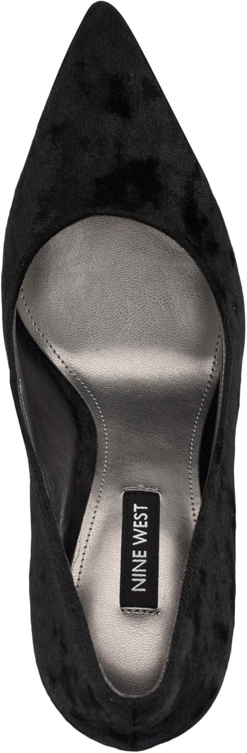 imageNine West Womens Fresh PumpBlack Velvet 005