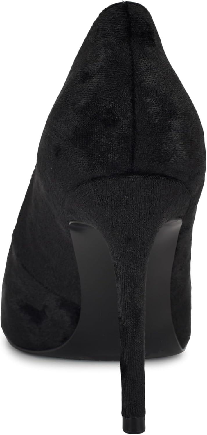 imageNine West Womens Fresh PumpBlack Velvet 005