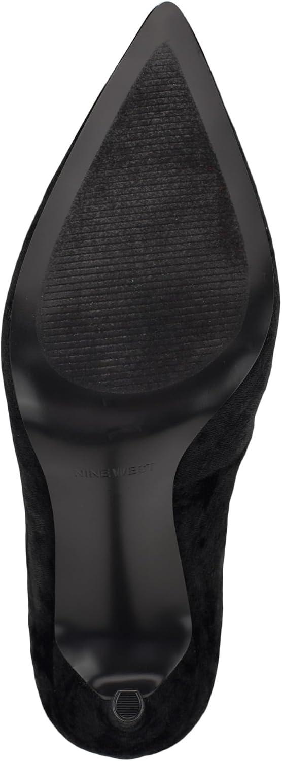 imageNine West Womens Fresh PumpBlack Velvet 005