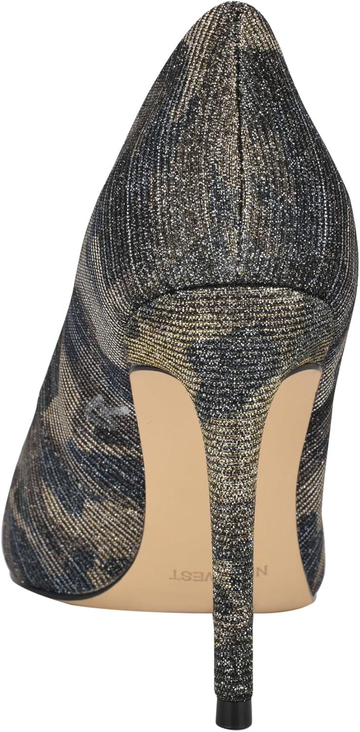 imageNine West Womens Fresh PumpBlue Camo Multi 423