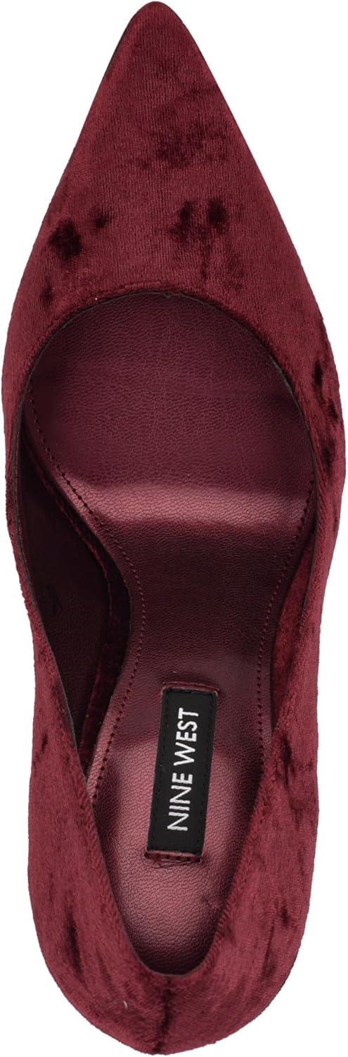 imageNine West Womens Fresh PumpBurgundy Velvet 600