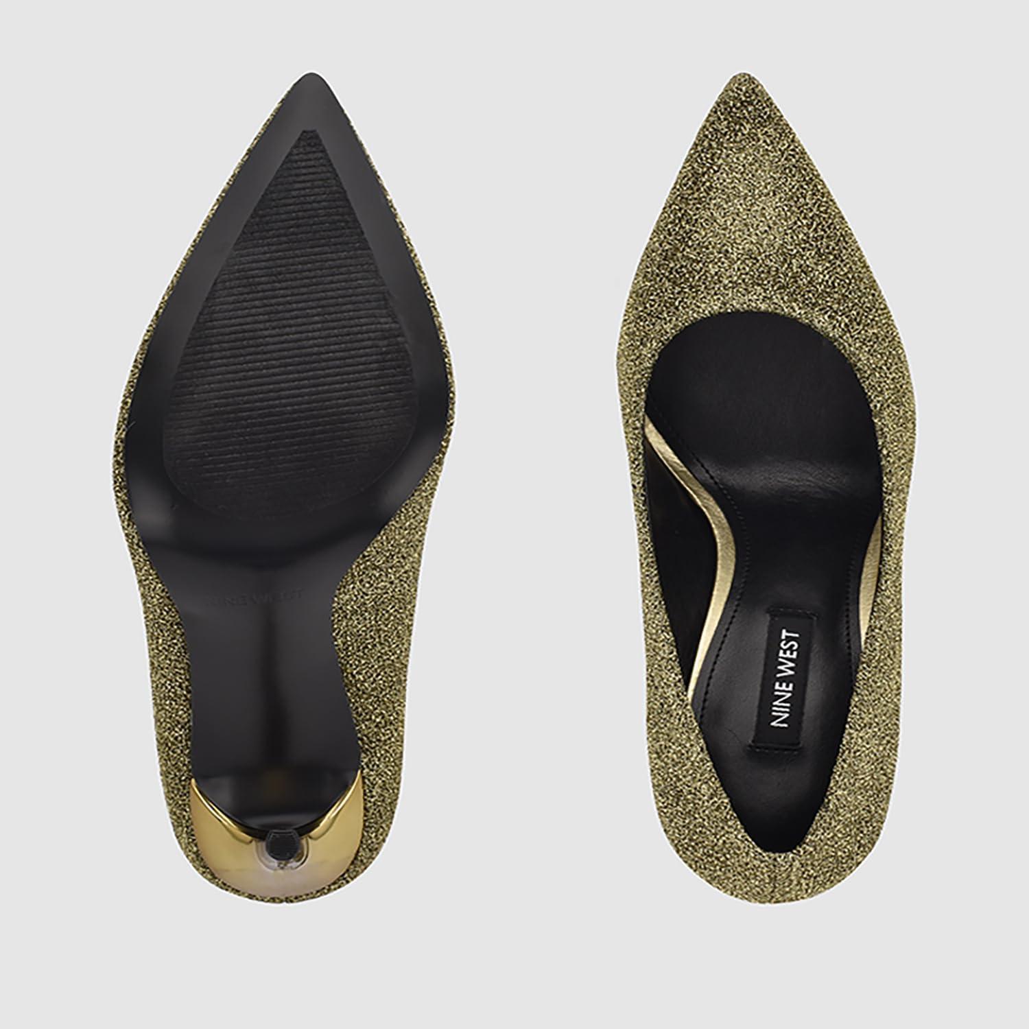 imageNine West Womens Fresh PumpGold Metallic
