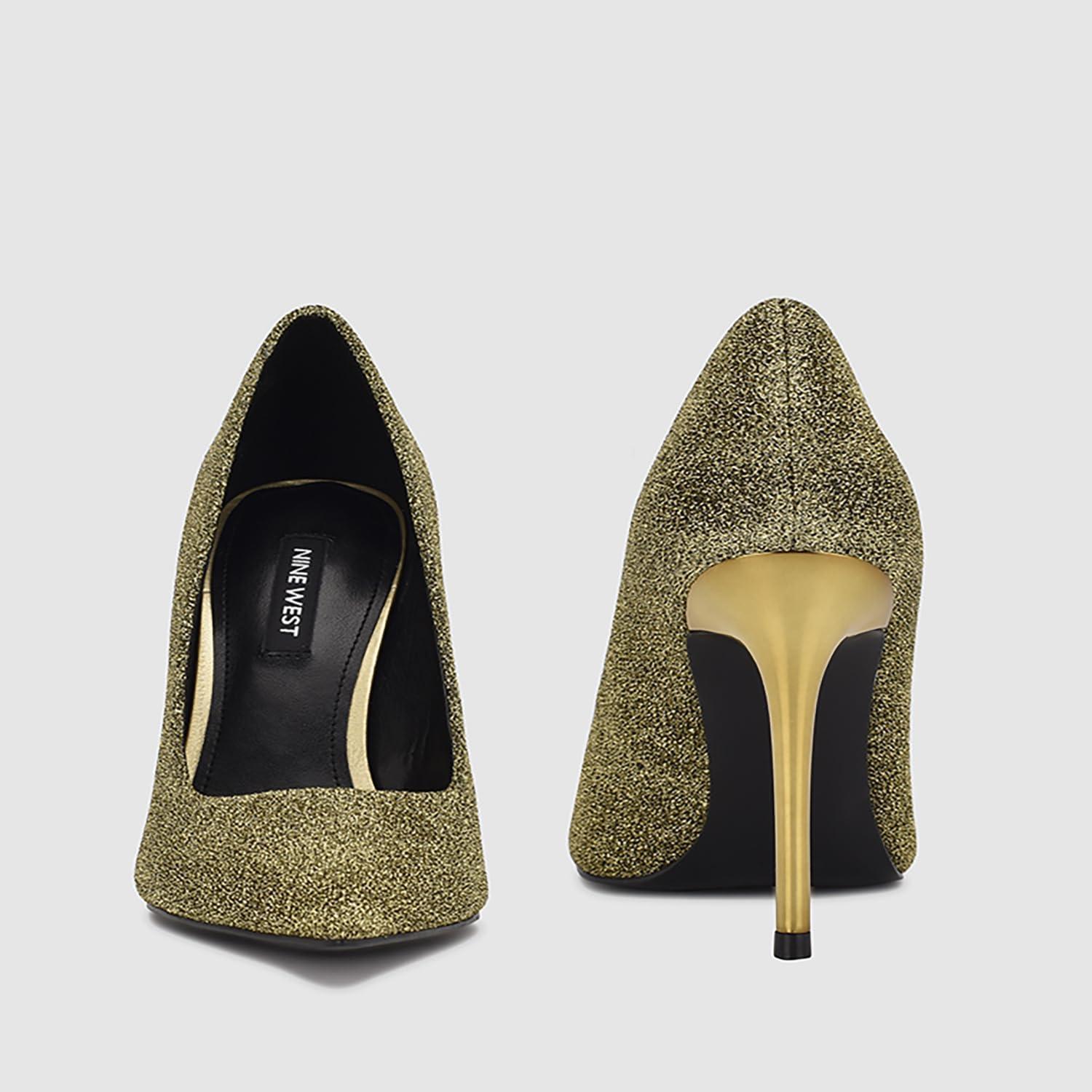 imageNine West Womens Fresh PumpGold Metallic