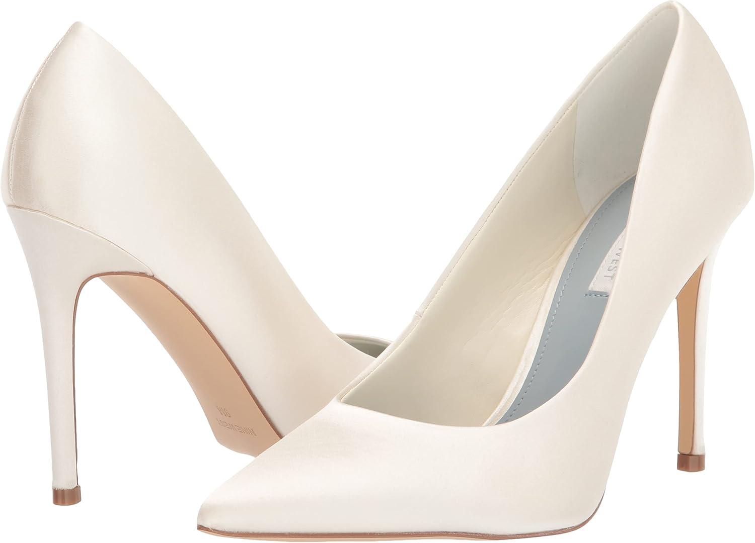 imageNine West Womens Fresh PumpIvory Satin