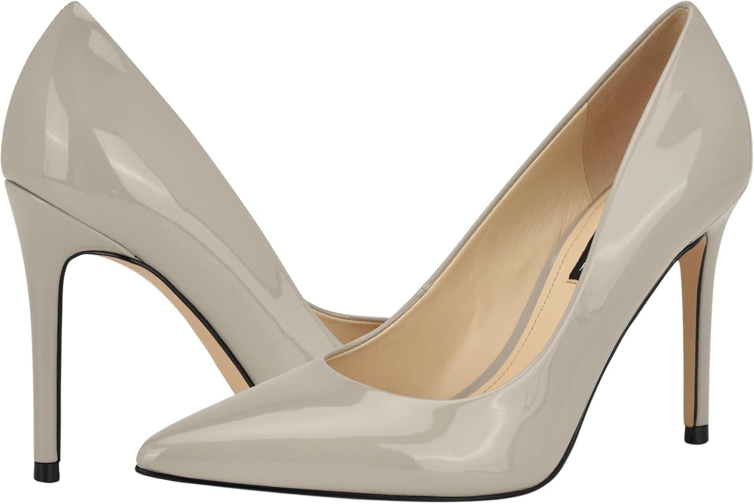 imageNine West Womens Fresh PumpLight Grey Patent 052