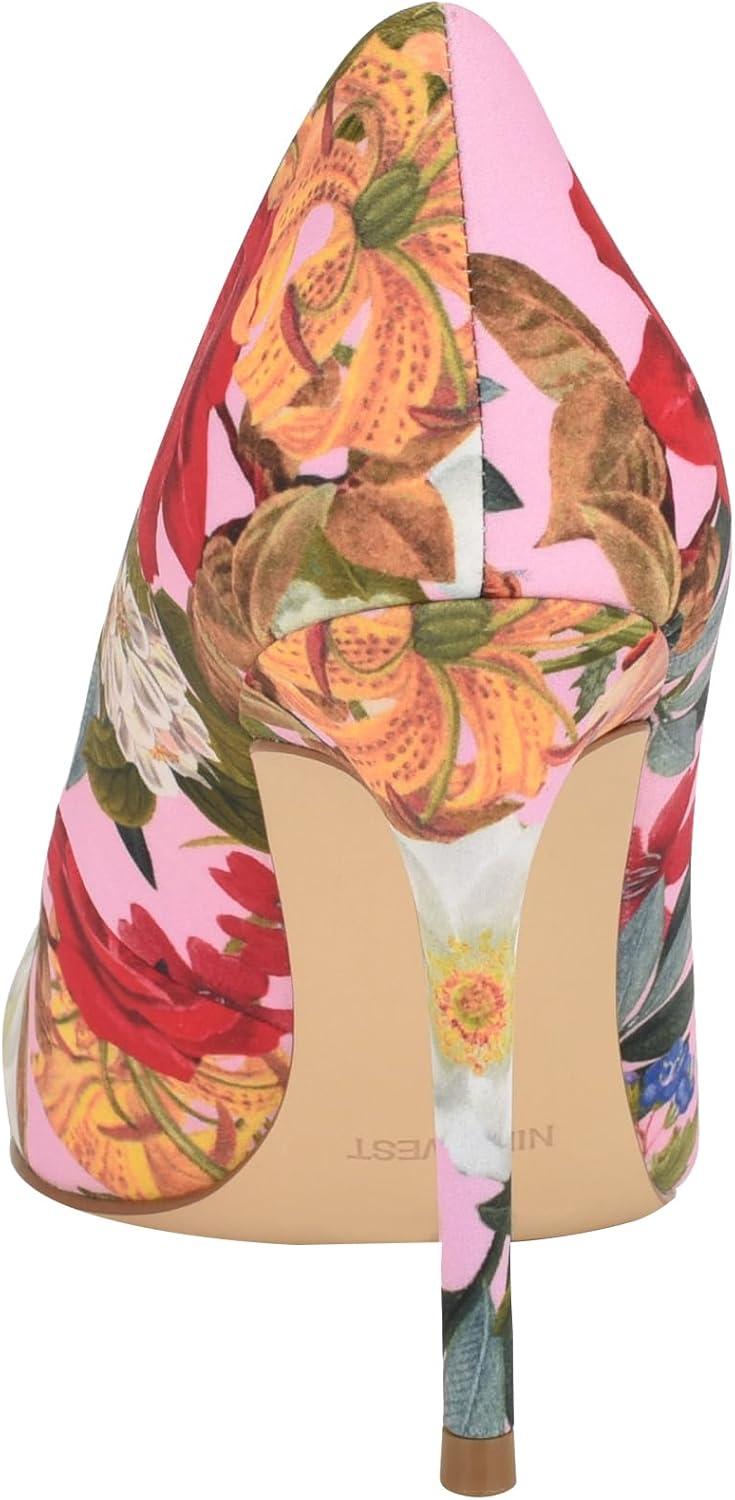 imageNine West Womens Fresh PumpPink Floral 686