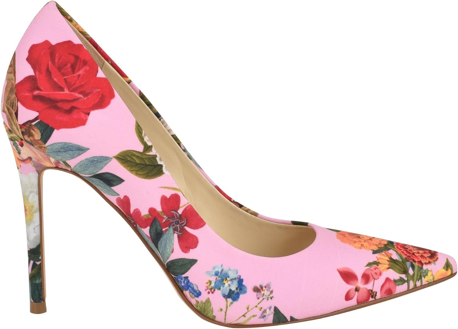 imageNine West Womens Fresh PumpPink Floral 686
