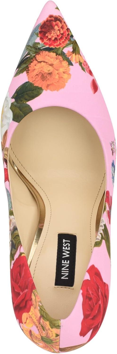 imageNine West Womens Fresh PumpPink Rose Print Multi