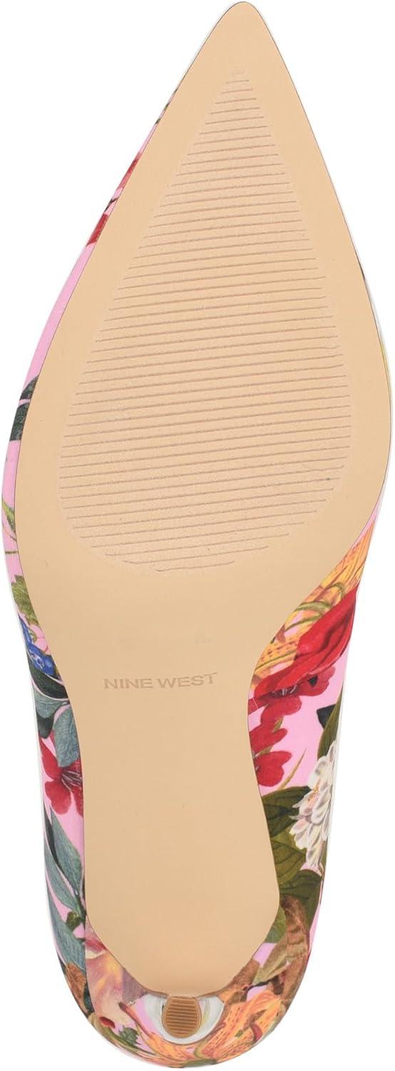 imageNine West Womens Fresh PumpPink Rose Print Multi