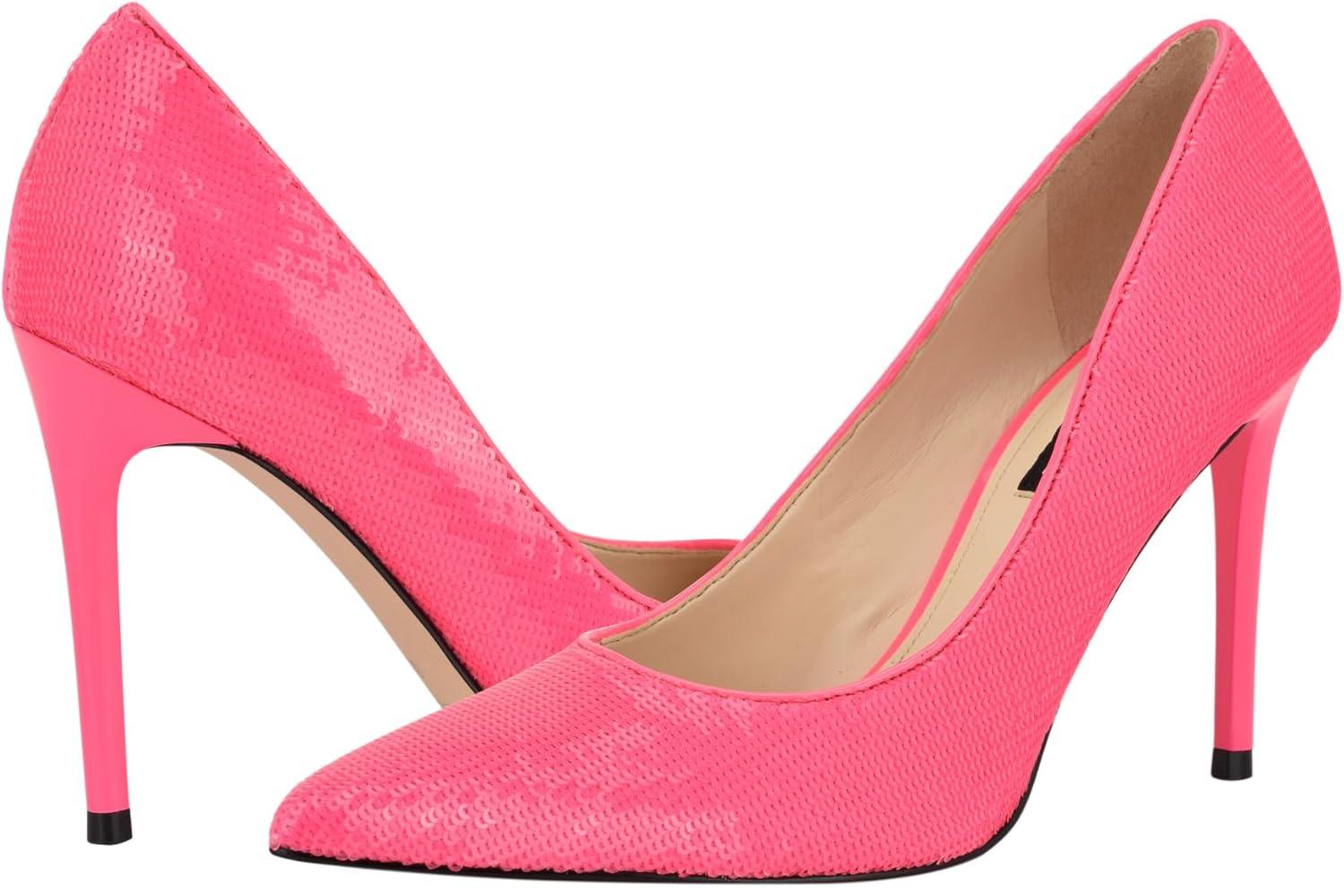 imageNine West Womens Fresh PumpPink Sequin 661
