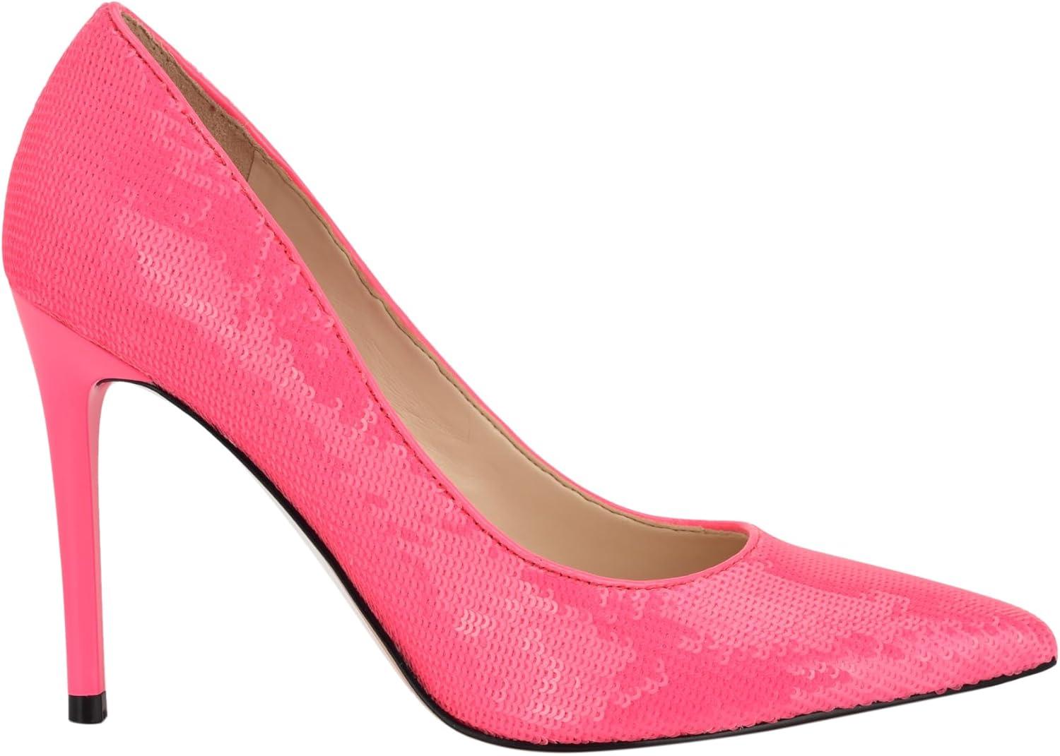 imageNine West Womens Fresh PumpPink Sequin 661