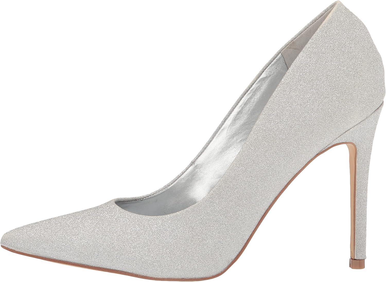 imageNine West Womens Fresh PumpSilver Glitter
