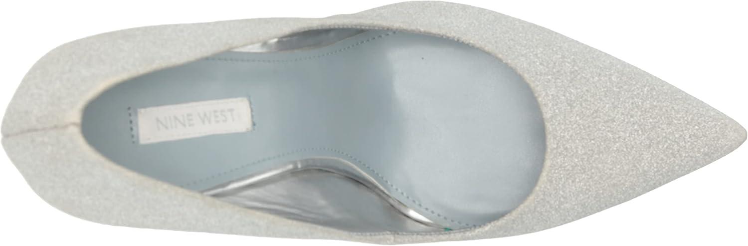imageNine West Womens Fresh PumpSilver Glitter