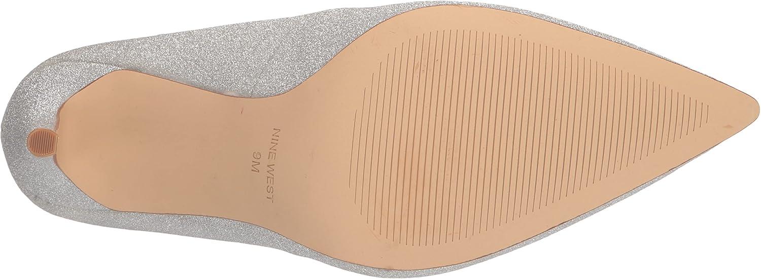 imageNine West Womens Fresh PumpSilver Glitter