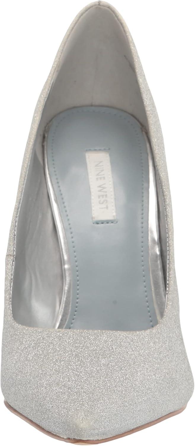 imageNine West Womens Fresh PumpSilver Glitter