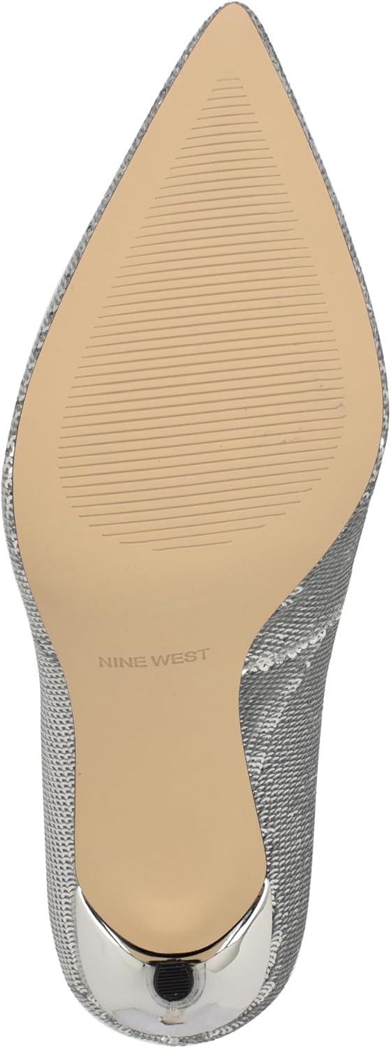 imageNine West Womens Fresh PumpSilver Sequin 040