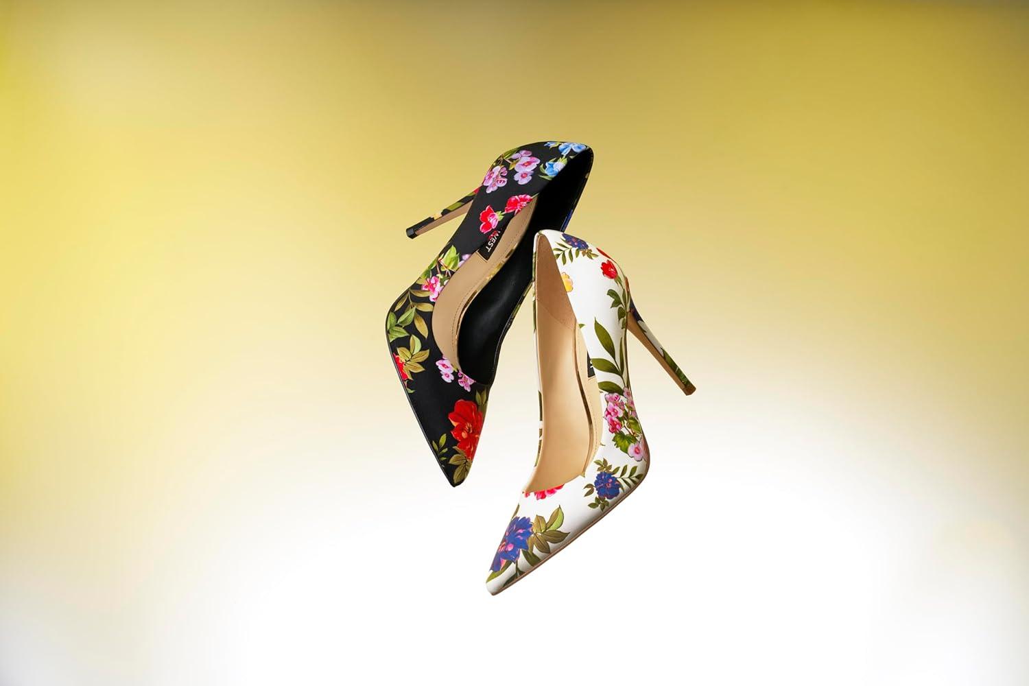 imageNine West Womens Fresh PumpWhite Floral 145