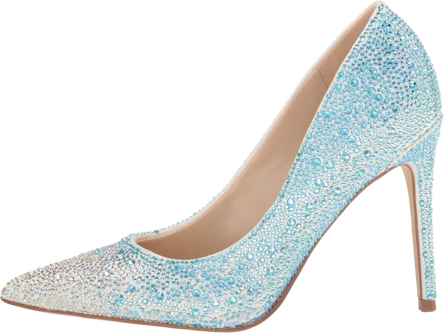 imageNine West Womens Fresh PumpWhite Irridescent Shimmer
