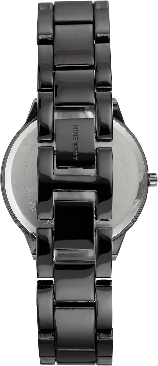 imageNine West Womens Gunmetal Bracelet WatchGunmetal  Purple