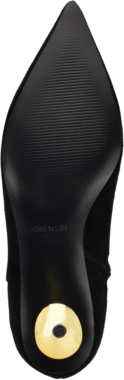 imageNine West Womens Hamesa Ankle BootBlack Suede 003