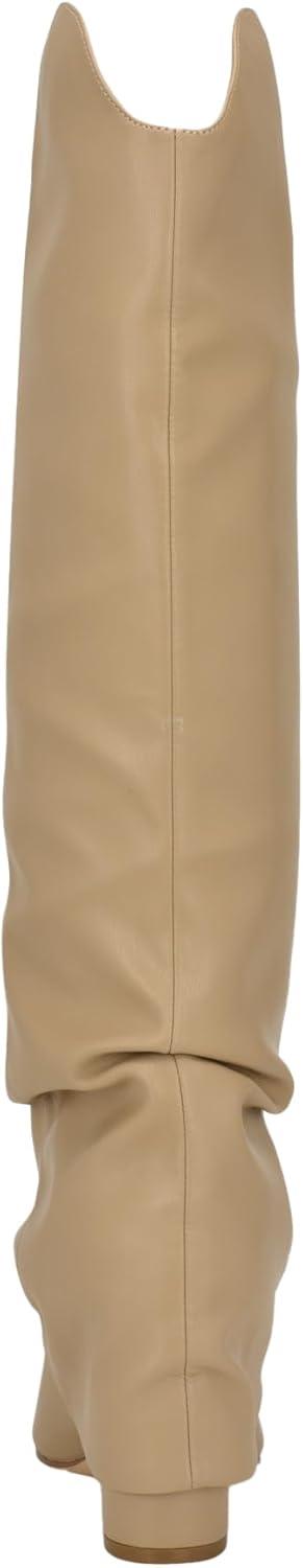 imageNine West Womens Lindey Knee High BootLight Natural 110