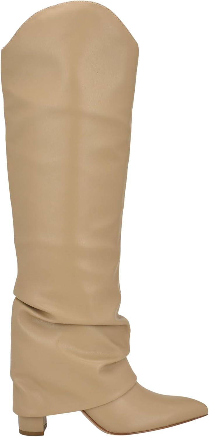 imageNine West Womens Lindey Knee High BootLight Natural 110