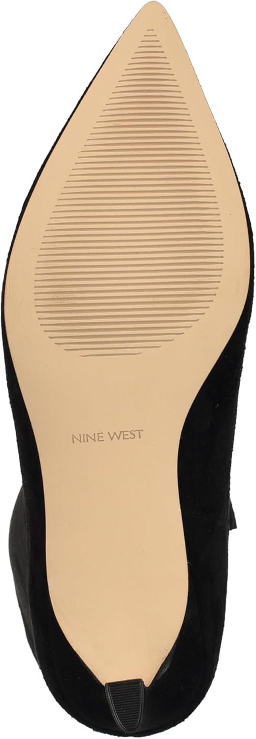 imageNine West Womens Lorthey Knee High BootBlack Suede 001