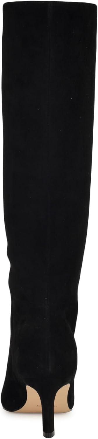 imageNine West Womens Lorthey Knee High BootBlack Suede 001