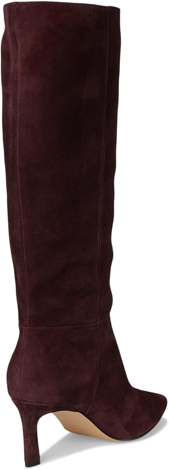 imageNine West Womens Lorthey Knee High BootBurgundy Suede