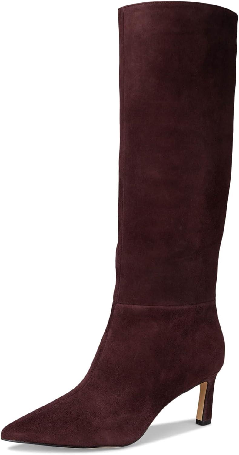 imageNine West Womens Lorthey Knee High BootBurgundy Suede