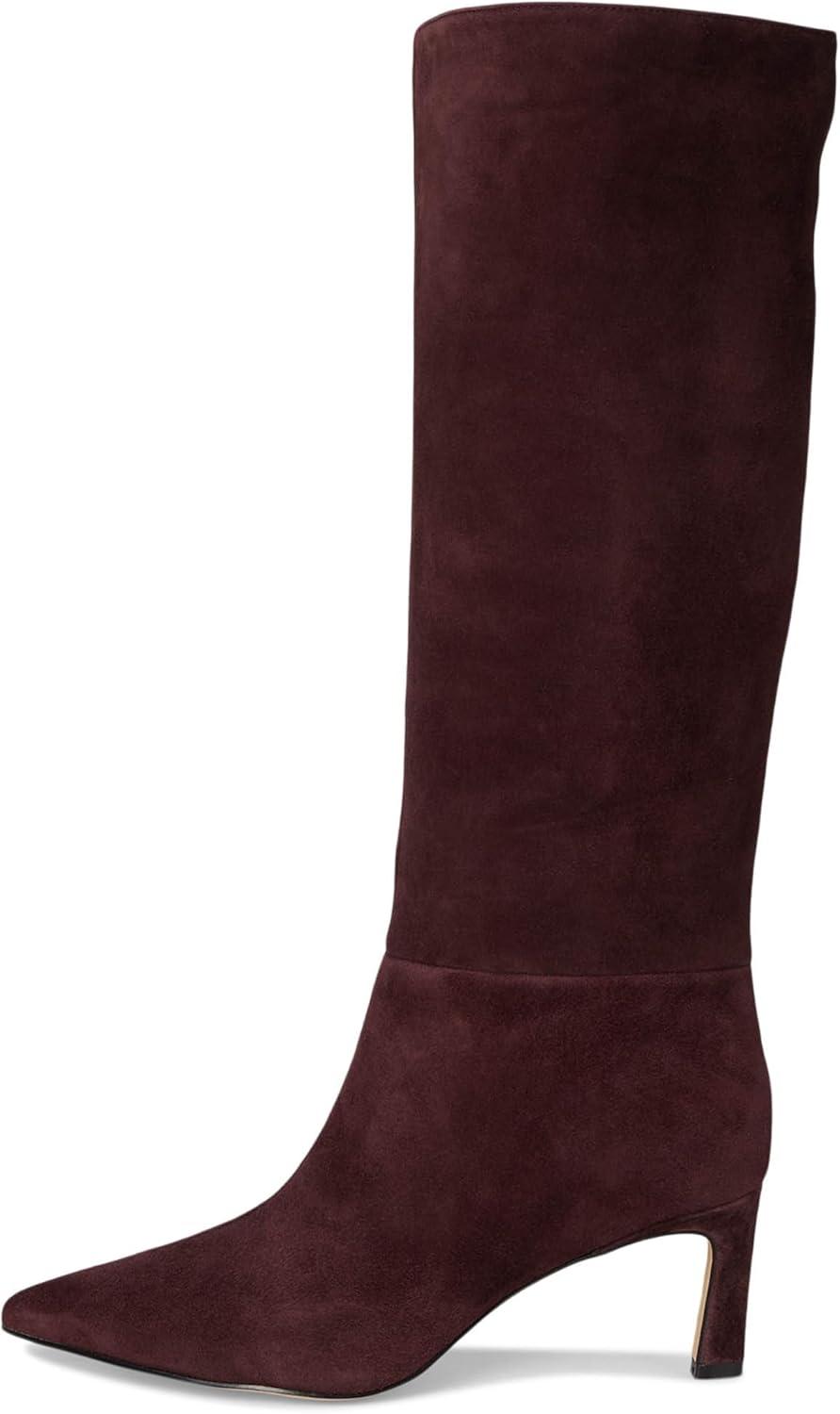 imageNine West Womens Lorthey Knee High BootBurgundy Suede