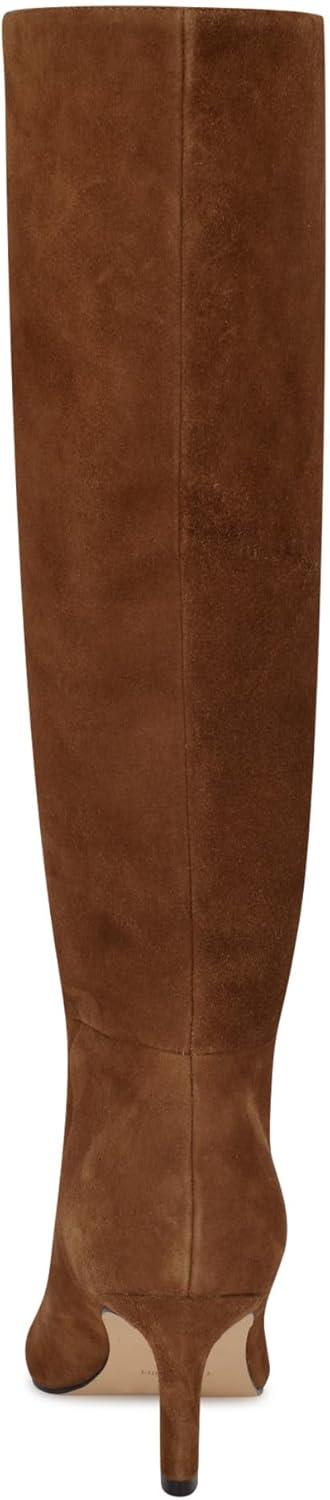 imageNine West Womens Lorthey Knee High BootCognac Suede 120