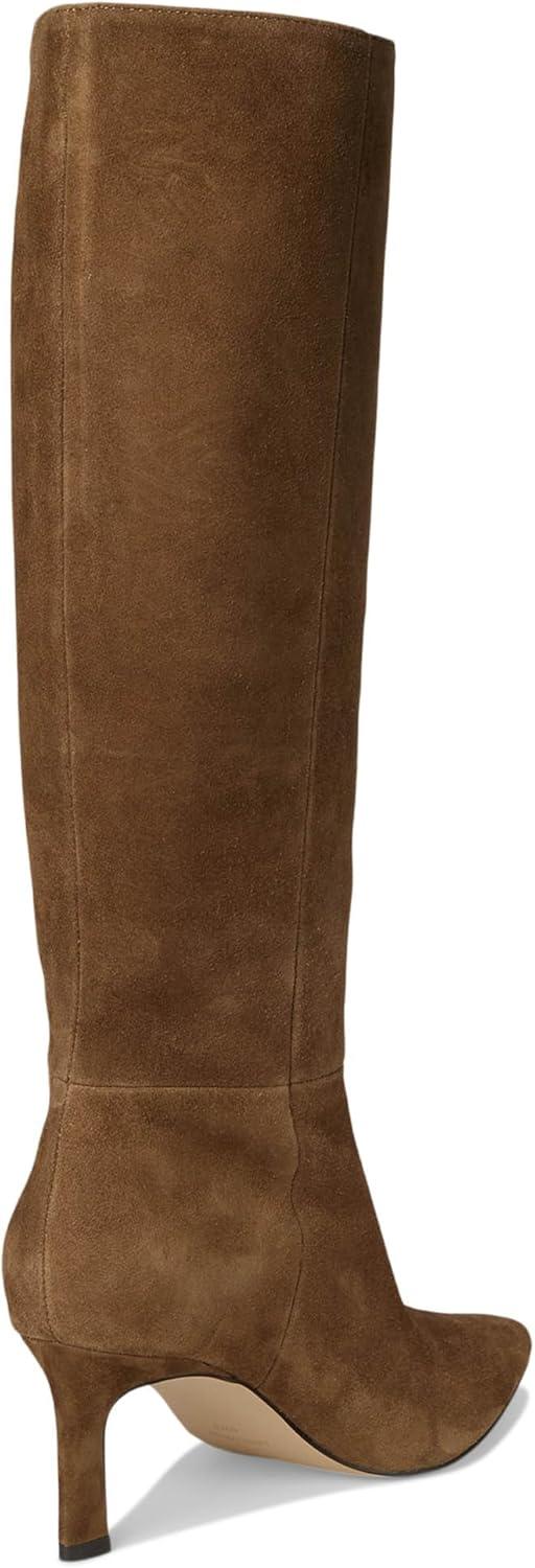 imageNine West Womens Lorthey Knee High BootCognac Suede