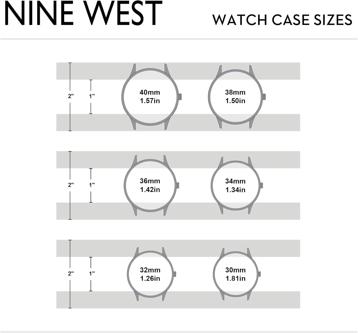 imageNine West Womens Metal Bracelet Watch with Rubberized CoatingGray