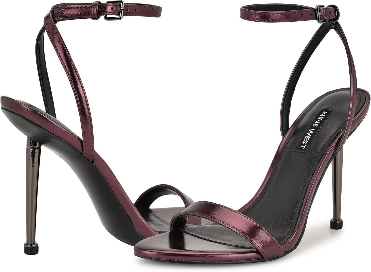 imageNine West Womens Reina Heeled SandalWine 602