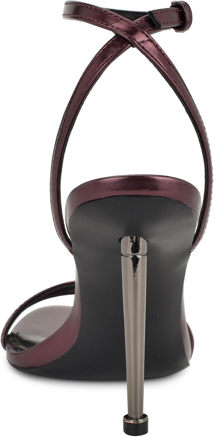 imageNine West Womens Reina Heeled SandalWine 602