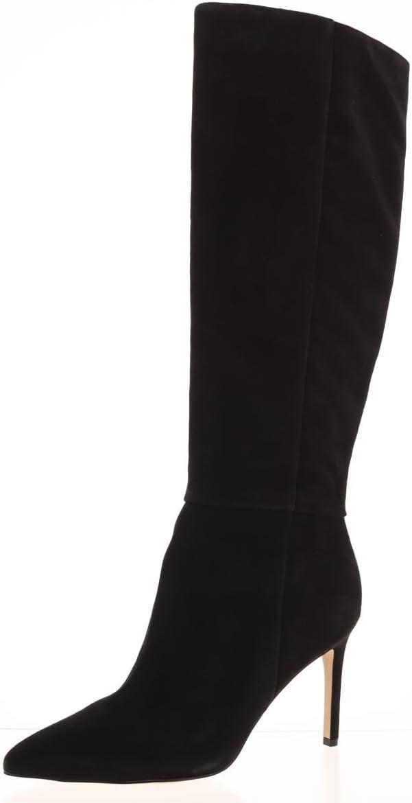 imageNine West Womens Richy Knee High BootBlack Suede 009