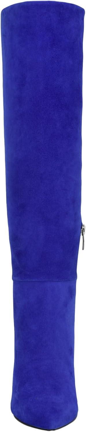 imageNine West Womens Richy Knee High BootBlue Suede 422
