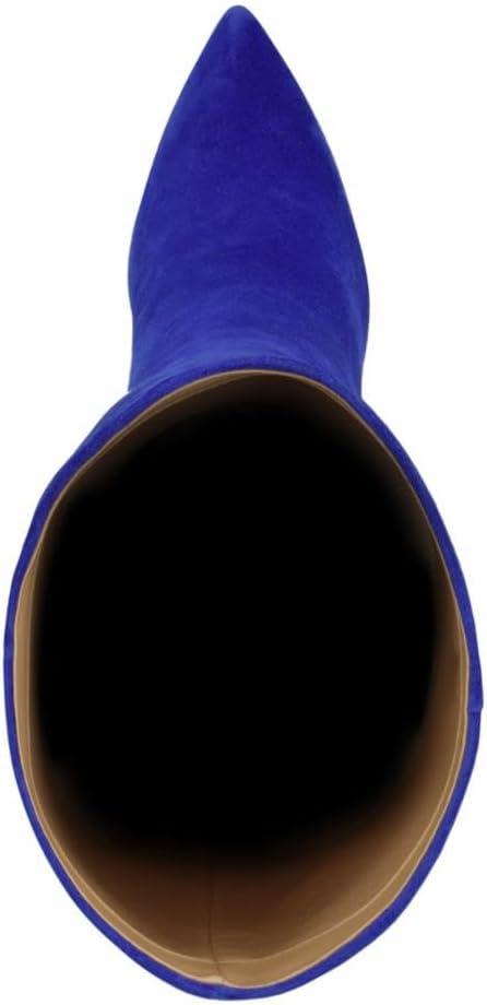 imageNine West Womens Richy Knee High BootBlue Suede 422