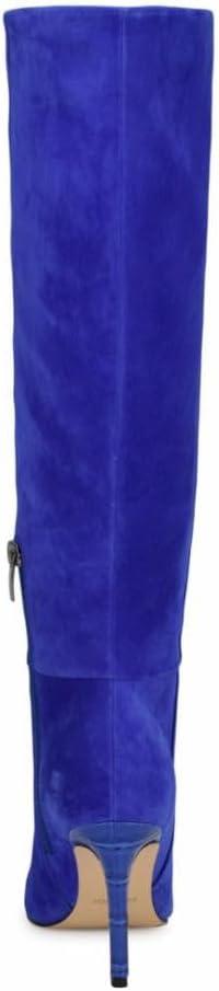 imageNine West Womens Richy Knee High BootBlue Suede 422