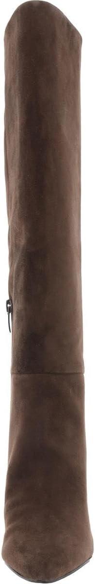 imageNine West Womens Richy Knee High BootDark Brown Suede 200