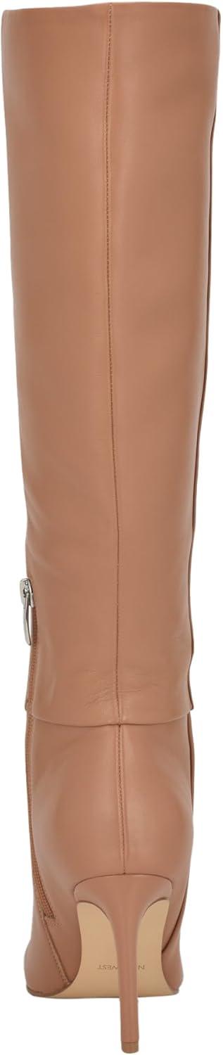 imageNine West Womens Richy Knee High BootLight Natural Leather 112