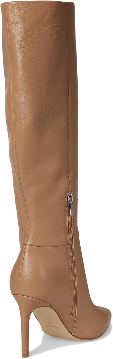imageNine West Womens Richy Knee High BootLight Natural Leather