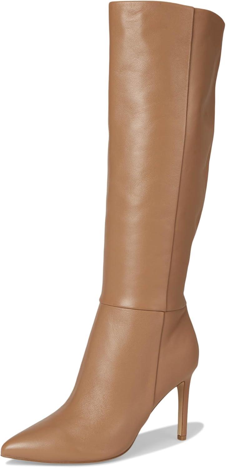 imageNine West Womens Richy Knee High BootLight Natural Leather
