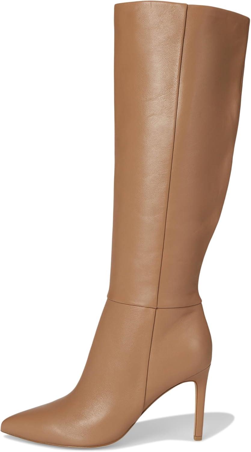 imageNine West Womens Richy Knee High BootLight Natural Leather