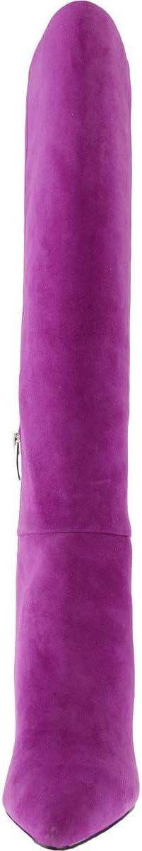 imageNine West Womens Richy Knee High BootMagenta Suede 651