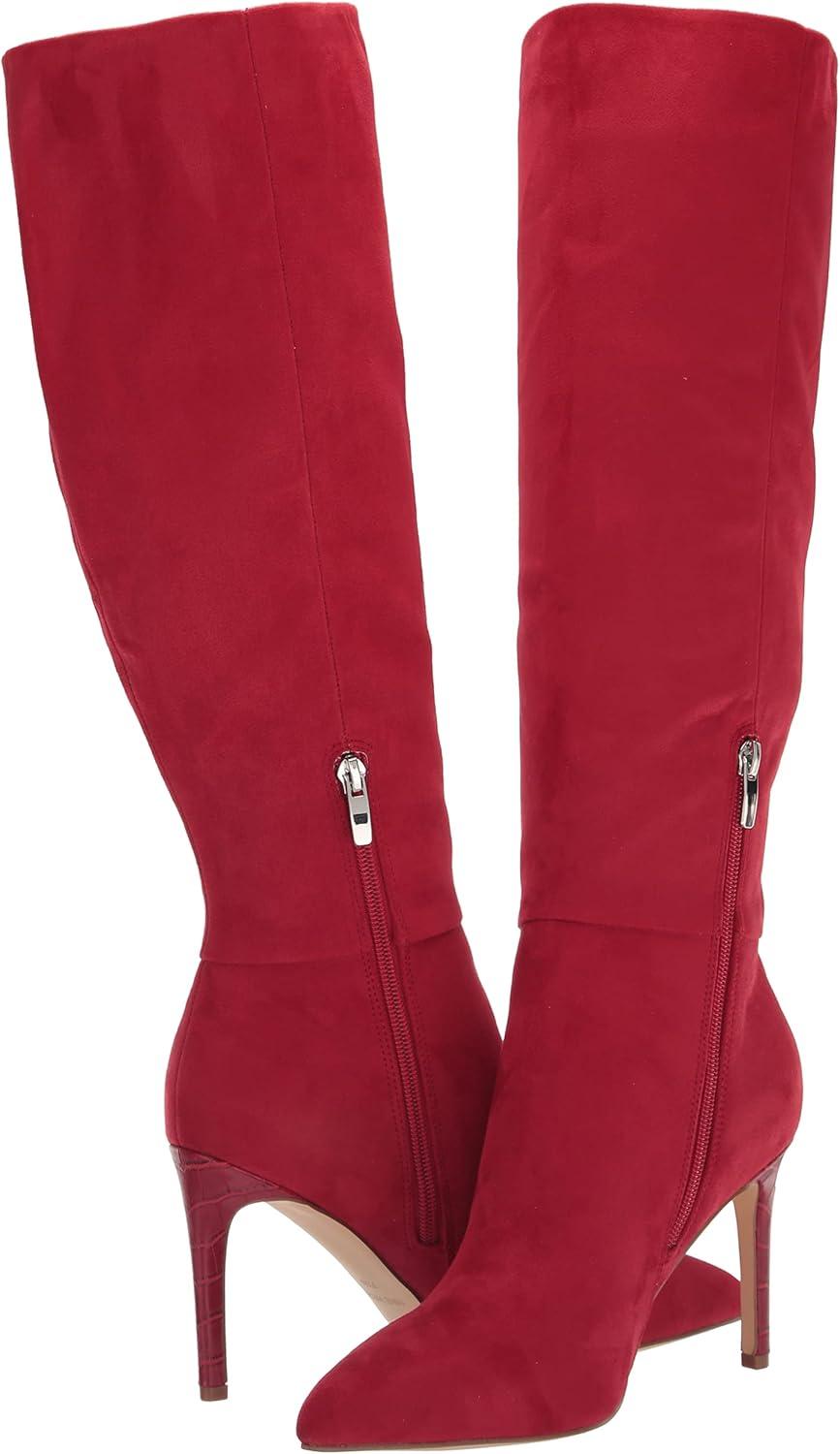imageNine West Womens Richy Knee High BootRed