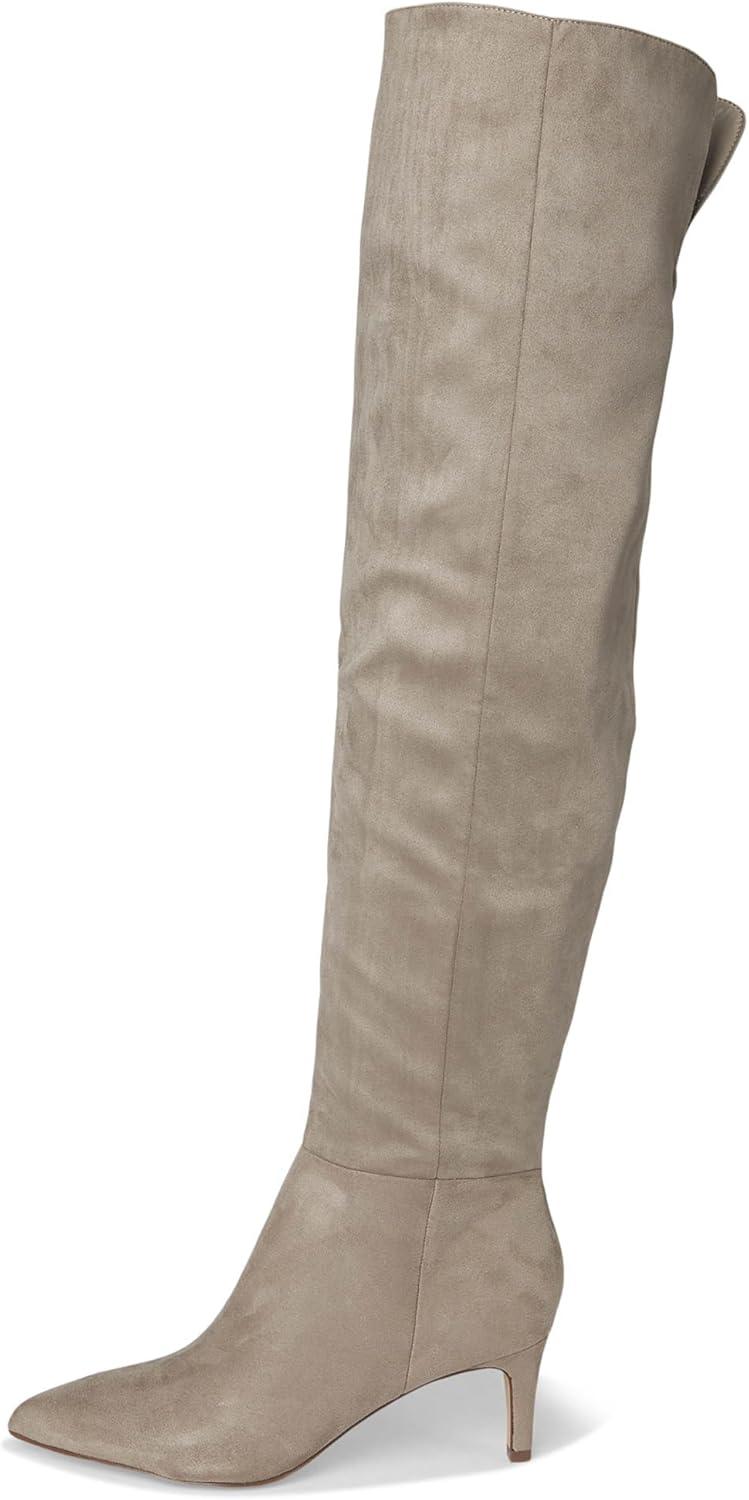 imageNine West Womens Sensa OverTheKnee BootTaupe 240