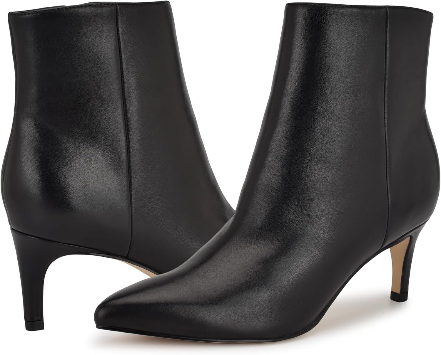 imageNine West Womens Sheeba Ankle BootBlack Leather 001