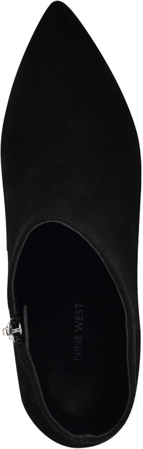 imageNine West Womens Sheeba Ankle BootBlack Suede 002